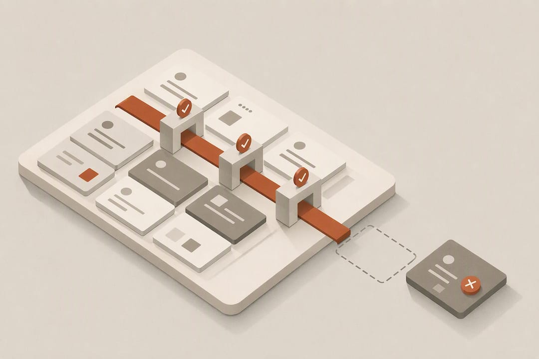 Geometric illustration of CRM audit gaps