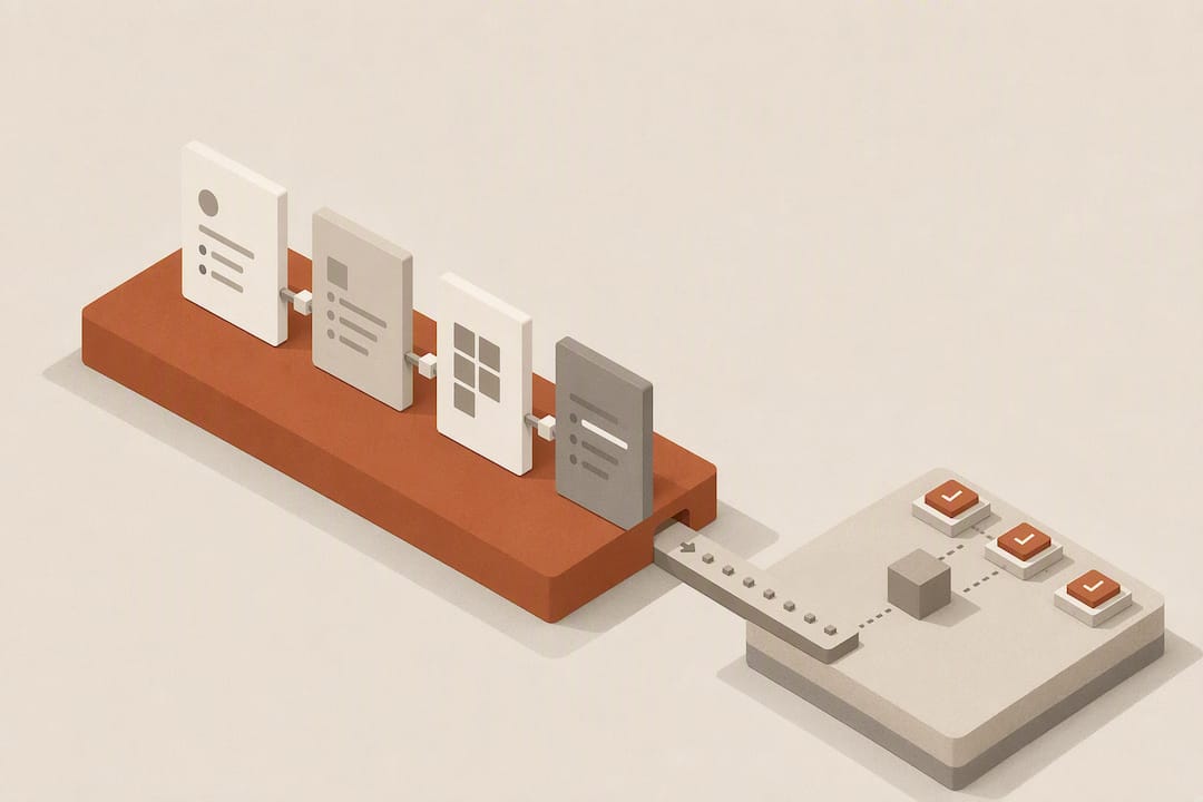 Isometric CRM integration pilot illustration